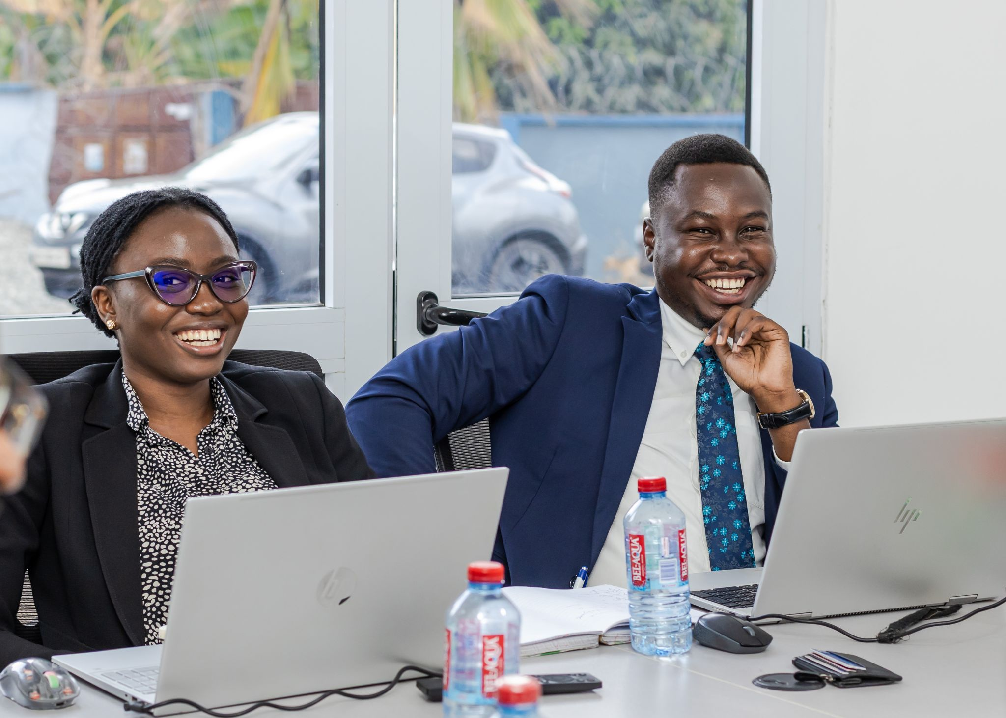 From Left to Right: Ewura Dadzie, Richard Frimpong