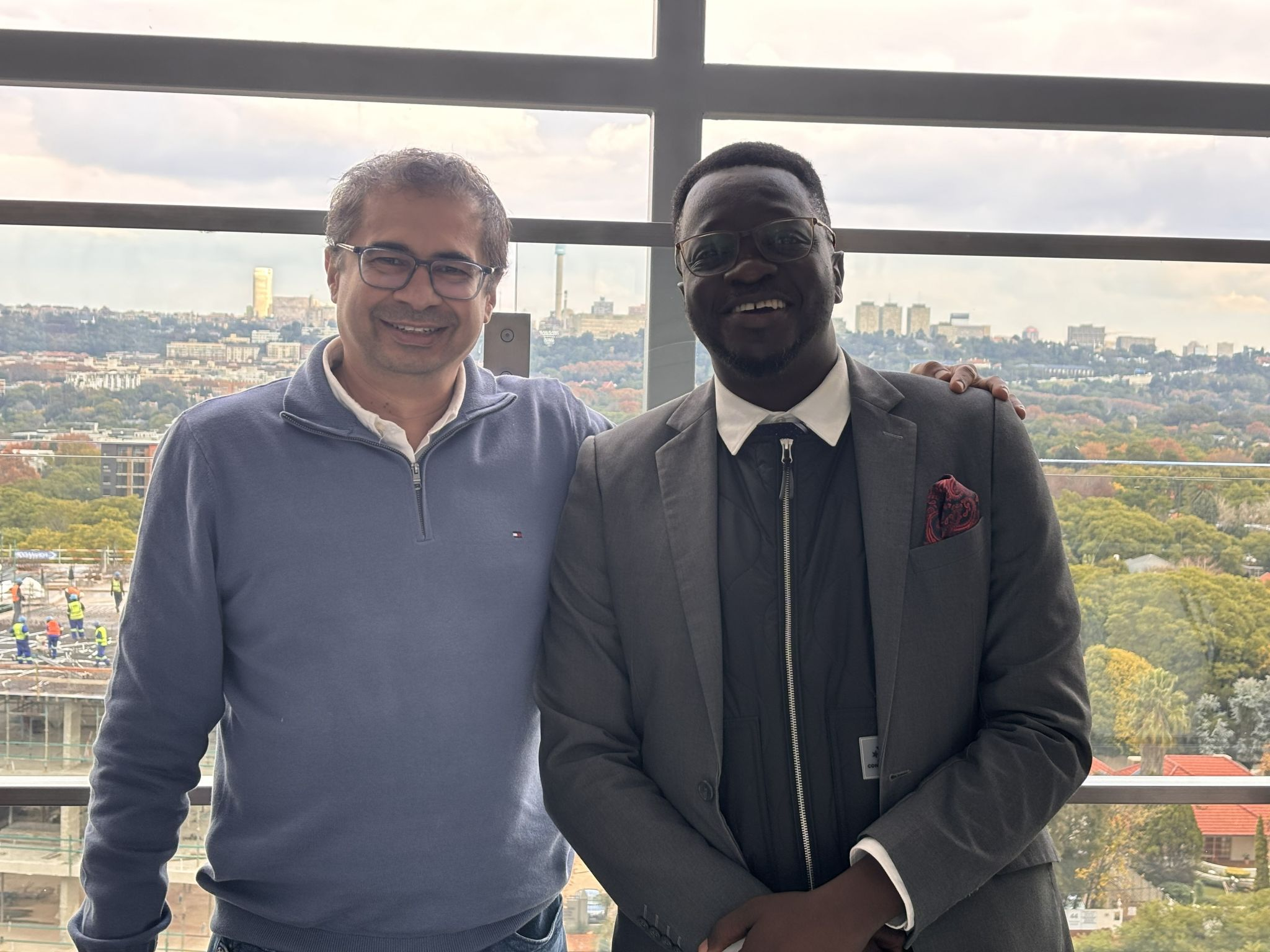 From Left to Right: Sachin Shah, Papa Kwame Anane